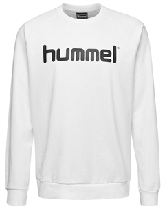 Толстовка Hmlgo Kids Cotton Logo, белый Hummel