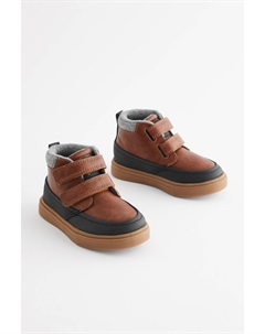 Туфли на теплой подкладке с застежкой-липучкой, черный Next