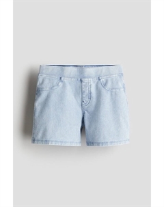 Трикотажные шорты в джинсовом стиле, синий H&m