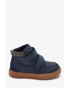 Туфли на теплой подкладке с застежкой-липучкой, синий Next