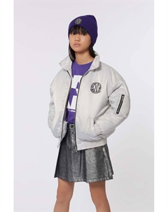 Детский бомбер, серый Dkny