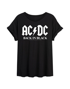 Струящаяся футболка AC/DC для юниоров "Back In Black" Licensed character