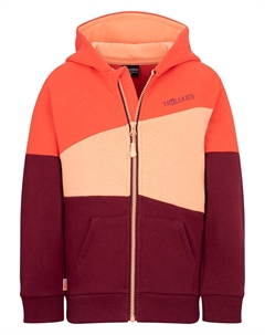 Толстовка Alesund, цвет Orange/Bordeaux Trollkids