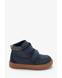 Туфли на теплой подкладке с застежкой-липучкой, синий Next