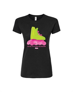 Облегающая футболка The Movie Rollerblade для юниоров, черный Barbie