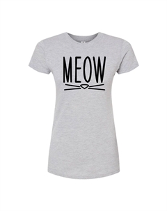 Детская футболка с рисунком Meow, серый Licensed character