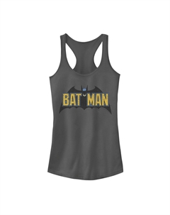 Юниоры DC Comics Бэтмен Потертый Винтажный Текстовый Логотип Майка Licensed character