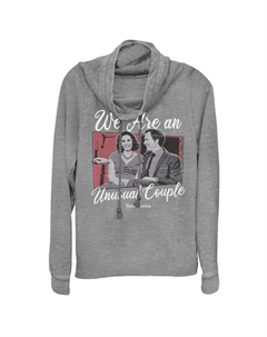 Необычный пуловер для пар с воротником-хомутом и хомутом для подростков, WandaVision, День святого Валентина Licensed character