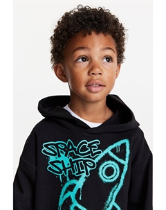 Толстовка с принтом, черный H&m