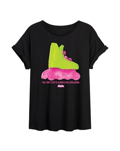 Детская струящаяся футболка The Movie Rollerblade, черный Barbie