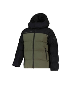 Пуховик piumino colour block boy, зеленый Ea7