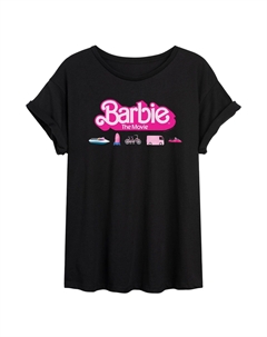 Струящаяся футболка The Movie Vehicles для юниоров, черный Barbie