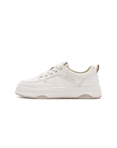 Кеды, скейтборд обувь женская низкая, кремовый Josiny