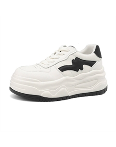 Кеды, скейтборд обувь женская низкая, цвет White Silver Josiny