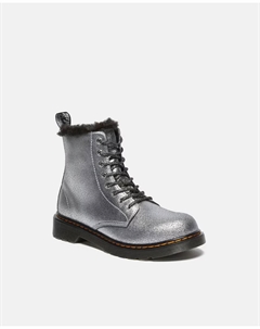 Ботинки для девочек 1460 Serena J, серебрянный Dr. martens