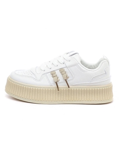 Кеды, скейтборд обувь женская низкая, хаки Exull q