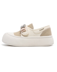 Кеды, скейтборд обувь женская низкая, хаки Exull q