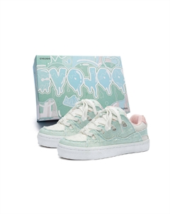 Кеды, скейтборд обувь женская низкая розовый, голубой Cvojoo