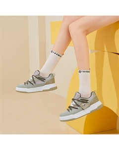 Кеды, скейтборд обувь женская низкая, белый Exull q