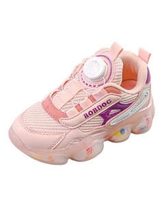 Детская повседневная обувь для детей, кроссовки, кроссовки, цвет Pale Pink/Raspberry 13012 Bobdog