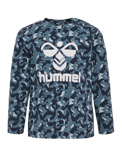 Топ с длинными рукавами JANSEN AOP L/S, цвет parisian night Hummel