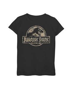 Футболка с камуфляжным рисунком и логотипом «Парк Юрского периода» для девочек 7–16 лет Licensed character