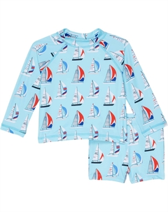 Плавки Rashguard Swim Set, синий Janie and jack