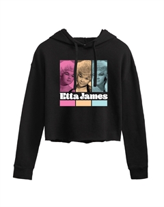 Укороченное худи с рисунком Etta James Grid для юниоров Licensed character