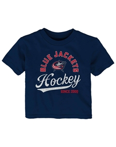 Темно-синяя футболка Columbus Blue Jackets для младенцев Take The Lead Outerstuff