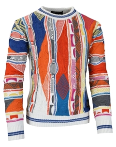 Пуловер Rundhals Cason, белый Carlo colucci