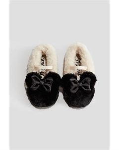 Пушистые тапочки, бежевый H&m