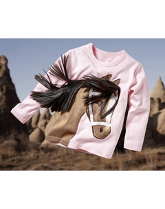 Лонгслив Pony Linda, розовый Ziegfeld