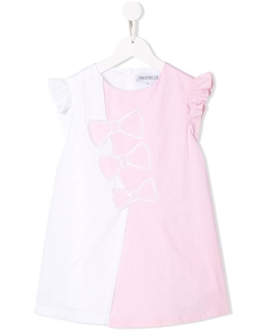 Платье с декоративными бантами, белый Simonetta