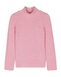 Водолазка с монограммой, розовый Monnalisa