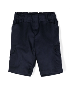 Твиловые шорты прямого кроя, синий Siola