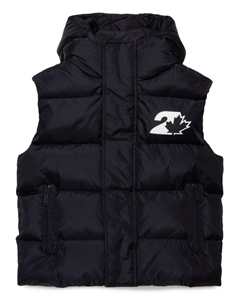 KIDS жилет с логотипом, черный Dsquared2