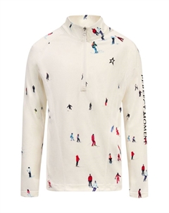 Термотоп с застежкой-молнией на половину длины, серый Perfect moment