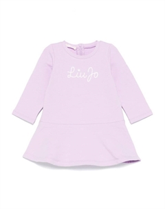 Платье с вышитым логотипом, фиолетовый Liu jo kids
