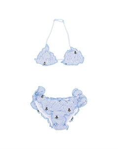 Kids бикини с вышивкой, синий Mc2 saint barth