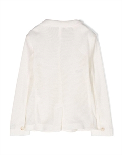 Kids однобортный пиджак, белый Paolo pecora