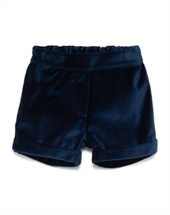 Шорты из бархата, синий Siola
