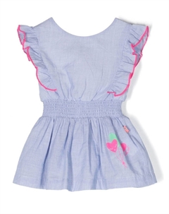 Комплект из платья и блумеров с оборками, синий Billieblush