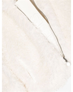 Шуба из искусственного меха, серый Stella mccartney kids