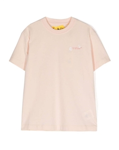 Kids футболка с логотипом Arrows, розовый Off-white