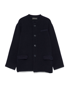 Кардиган Kids 3D-вязаный, черный Emporio armani