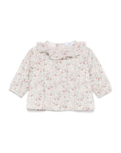 Блузка с цветочным принтом, белый Siola