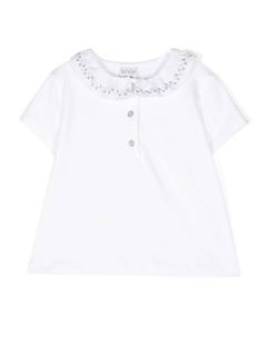 Футболка Patrice с цветочной вышивкой, белый Knot
