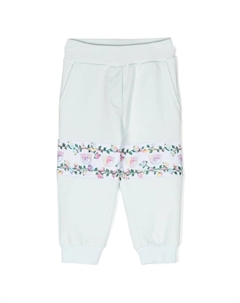 Kids спортивные брюки с принтом Eyelike из коллаборации с Monnalisa, синий Chiara ferragni