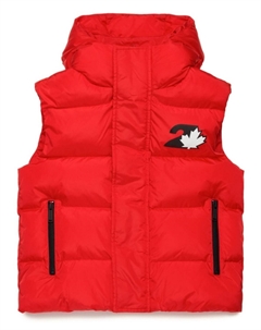 KIDS жилет с логотипом, красный Dsquared2