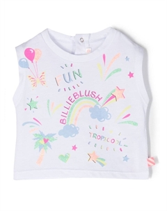 Футболка с графичным принтом, белый Billieblush